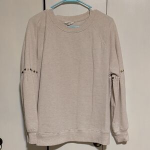 Maurices Light Beige Crew Neck Sweater